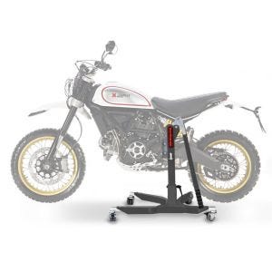 Lève moto centrale compatible avec Ducati Scrambler Desert Sled 17-22 gris ConStands Power-Classic