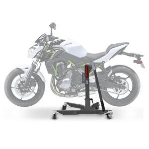 Lève moto centrale compatible avec Kawasaki Z 650 17-25 gris ConStands Power-Classic