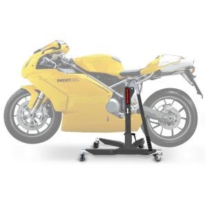 Lève moto centrale compatible avec Ducati 749 / 999 03-07 gris ConStands Power-Classic