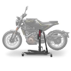 Lève moto centrale compatible avec Husqvarna Svartpilen 401 17-24 Gris ConStands Power-Classic