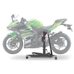 Lève moto centrale compatible avec Kawasaki Ninja 400 18-20 Gris ConStands Power-Classic