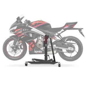 Lève moto centrale compatible avec Aprilia RS 457 24-25 ConStands gris Power-Classic