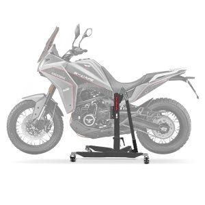 Lève moto centrale compatible avec Moto Morini X-Cape 650 21-24 gris ConStands Power-Classic