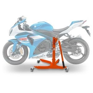 Lève moto centrale compatible avec Suzuki GSX-R 1000 09-16 orange ConStands Power-Classic