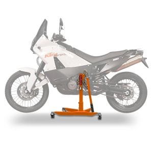 Lève moto centrale compatible avec KTM 990 Adventure / R / S 06-12 orange ConStands Power-Classic