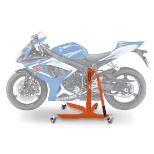 Lève moto centrale compatible avec Suzuki GSX-R 600 06-10 orange ConStands Power-Classic