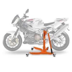 Lève moto centrale compatible avec Aprilia Tuono 1000 / R 06-11 orange ConStands Power-Classic