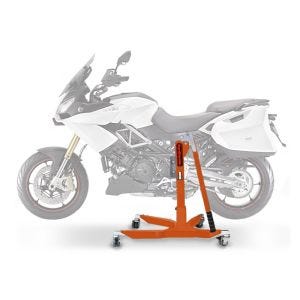 Lève moto centrale compatible avec Aprilia Caponord 1200 13-16 orange ConStands Power-Classic