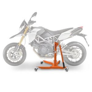 Lève moto centrale compatible avec Aprilia Dorsoduro 1200 11-16 orange ConStands Power-Classic