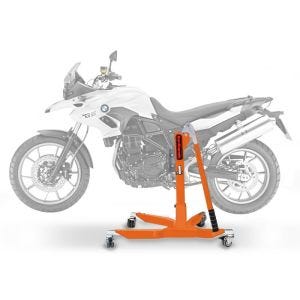 Lève moto centrale compatible avec BMW F 700 GS 13-17 orange ConStands Power-Classic