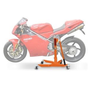Lève moto centrale compatible avec Ducati 748 95-04 orange ConStands Power-Classic
