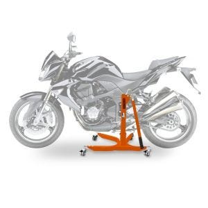 Lève moto centrale compatible avec Kawasaki Z 1000 07-09 orange ConStands Power-Classic