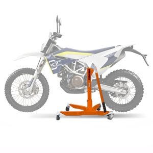 Lève moto centrale compatible avec Husqvarna 701 Enduro 16-24 orange ConStands Power-Classic