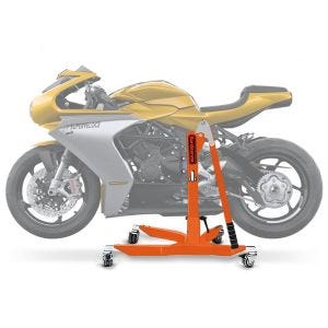 Lève moto centrale compatible avec MV Agusta Superveloce 800 / S 19-24 orange ConStands Power-Classic