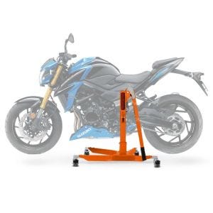 Lève moto centrale compatible avec Suzuki GSX-S 750 17-21 orange ConStands Power-Classic