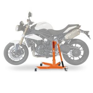 Lève moto centrale compatible avec Triumph Speed Triple / R / S 11-20 orange ConStands Power-Classic
