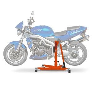 Lève moto centrale compatible avec Triumph Speed Triple 97-01 Orange ConStands Power-Classic