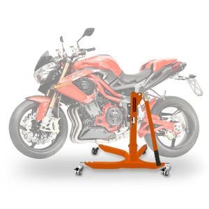 Lève moto centrale compatible avec Benelli TnT 1130 Cafe Racer 04-12 orange ConStands Power-Classic