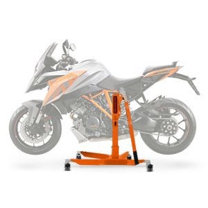 Lève moto centrale compatible avec KTM 1290 Super Duke GT 16-20 orange ConStands Power-Classic