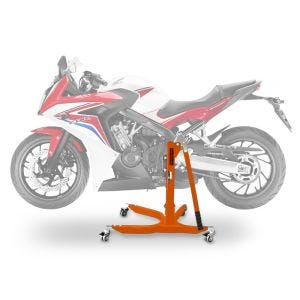 Lève moto centrale compatible avec Honda CBR 650 F 14-18 orange ConStands Power-Classic