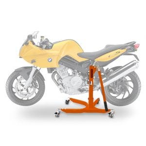 Lève moto centrale compatible avec BMW F 800 S 06-10 orange ConStands Power-Classic
