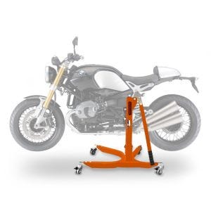 Lève moto centrale compatible avec BMW R NineT Urban G / S 17-23 orange ConStands Power-Classic