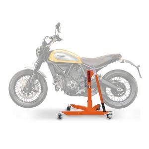 Lève moto centrale compatible avec Ducati Scrambler 15-17 orange ConStands Power-Classic