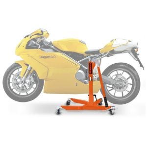 Lève moto centrale compatible avec Ducati 749 / 999 03-07 orange ConStands Power-Classic