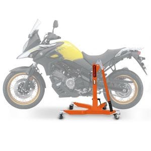 Lève moto centrale compatible avec Suzuki V-Strom 650 / XT 04-25 orange ConStands Power-Classic