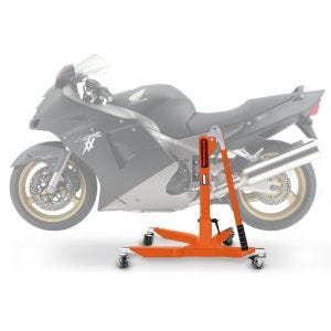 Lève moto centrale compatible avec Honda CBR 1100 XX 97-07 orange ConStands Power-Classic