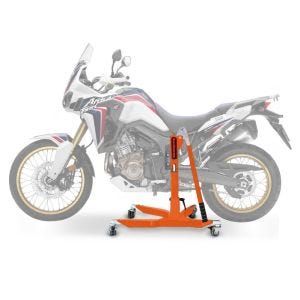 Lève moto centrale compatible avec Honda Africa Twin CRF 1000 L 16-18 orange ConStands Power-Classic