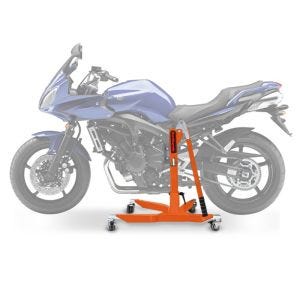 Lève moto centrale compatible avec Yamaha FZ6 / Fazer / S2 04-10 orange ConStands Power-Classic