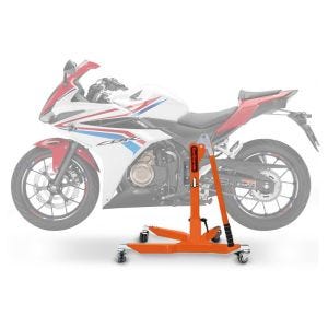 Lève moto centrale compatible avec Honda CBR 500 R 16-18 orange ConStands Power-Classic