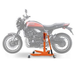 Lève moto centrale compatible avec Kawasaki Z 900 RS / Cafe 18-25 orange ConStands Power-Classic