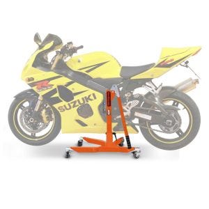 Lève moto centrale compatible avec Suzuki GSX-R 600 / 750 04-05 orange ConStands Power-Classic