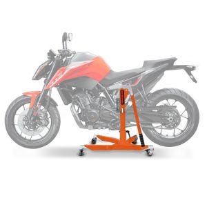Lève moto centrale compatible avec KTM 890 / Duke R 20-23 orange ConStands Power-Classic