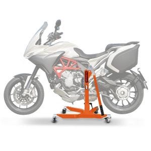 Lève moto centrale compatible avec MV Agusta Turismo Veloce 14-25 orange ConStands Power-Classic