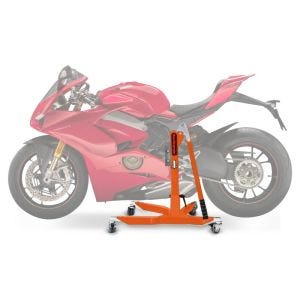 Lève moto centrale compatible avec Ducati Panigale V4 / S 18-24 orange ConStands Power-Classic