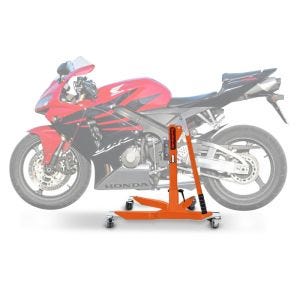 Lève moto centrale compatible avec Honda CBR 600 RR 03-06 orange ConStands Power-Classic