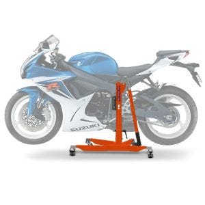 Lève moto centrale compatible avec Suzuki GSX-R 600 11-16 orange ConStands Power-Classic