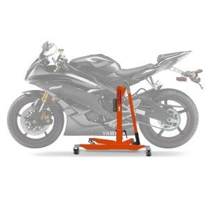 Lève moto centrale compatible avec Yamaha YZF-R6 03-05 orange ConStands Power-Classic