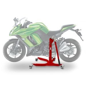 Lève moto centrale compatible avec Kawasaki Z 1000 SX 11-24 rouge ConStands Power-Classic