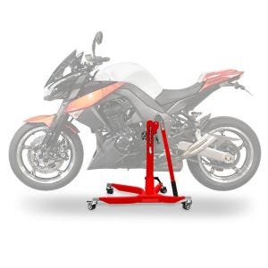 Lève moto centrale compatible avec Kawasaki Z 1000 10-13 rouge ConStands Power-Classic