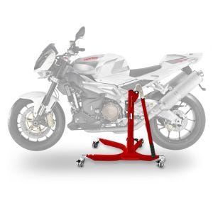 Lève moto centrale compatible avec Aprilia Tuono 1000 / R 06-11 rouge ConStands Power-Classic