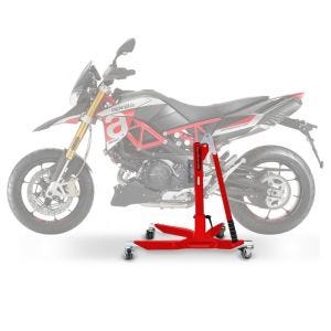 Lève moto centrale compatible avec Aprilia Dorsoduro 900 17-20 rouge ConStands Power-Classic