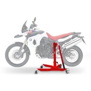 Lève moto centrale compatible avec BMW F 800 GS / Adventure 08-18 rouge ConStands Power-Classic