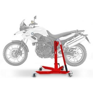 Lève moto centrale compatible avec BMW F 700 GS 13-17 rouge ConStands Power-Classic