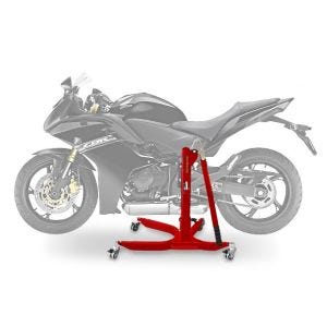Lève moto centrale compatible avec Honda CBR 600 F 11-13 rouge ConStands Power-Classic