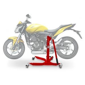 Lève moto centrale compatible avec Honda Hornet 600 07-13 rouge ConStands Power-Classic