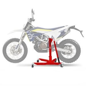 Lève moto centrale compatible avec Husqvarna 701 Enduro 16-24 rouge ConStands Power-Classic